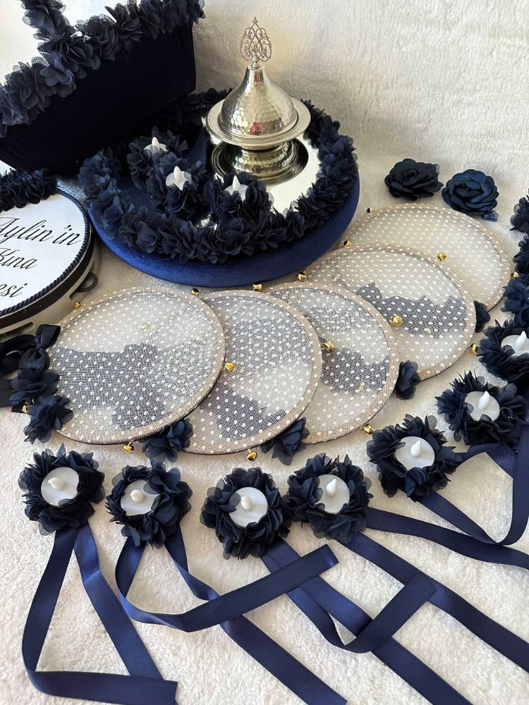Braut-Hennaset – Liva Dunkelblau Serie | EW-292636