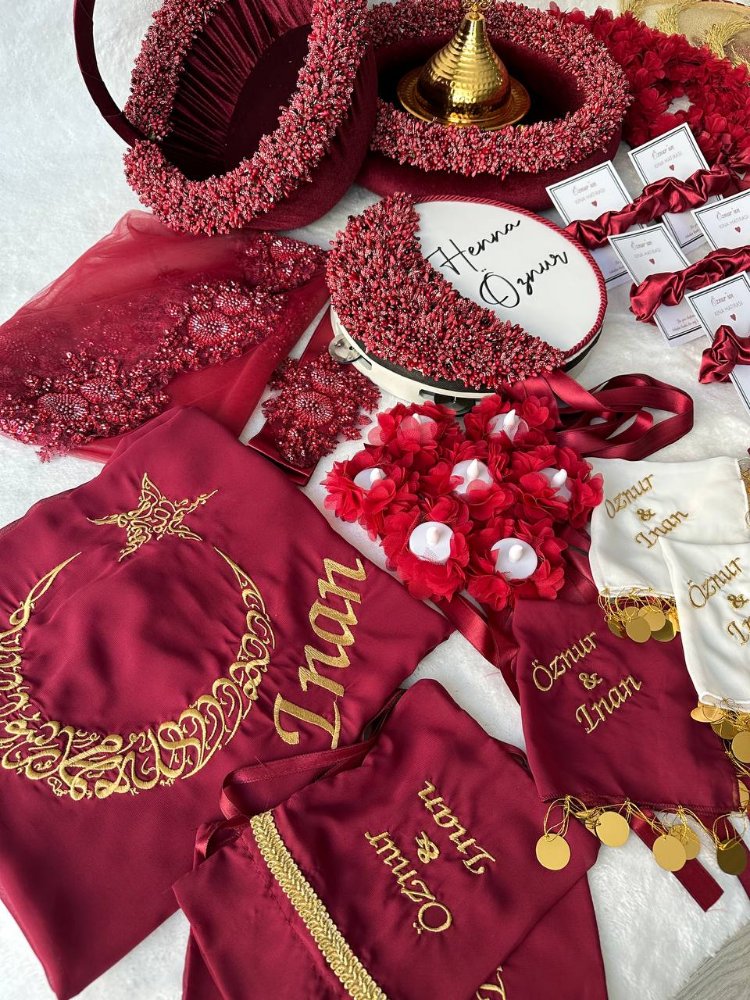 Braut und Bräutigam Hennaset – Bohem Kristall Kollektion| EW-292639