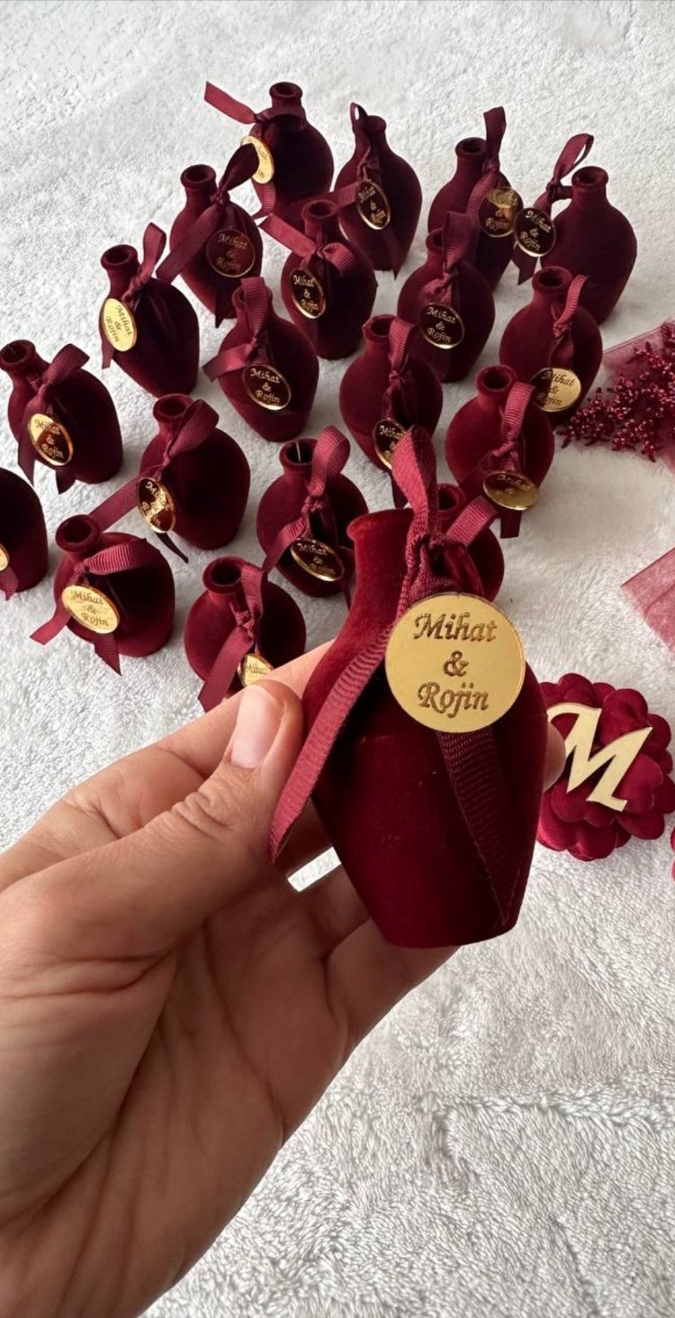 20 Stück Mini-Geschenktonkrüge mit Henna gefüllt | EW-292613