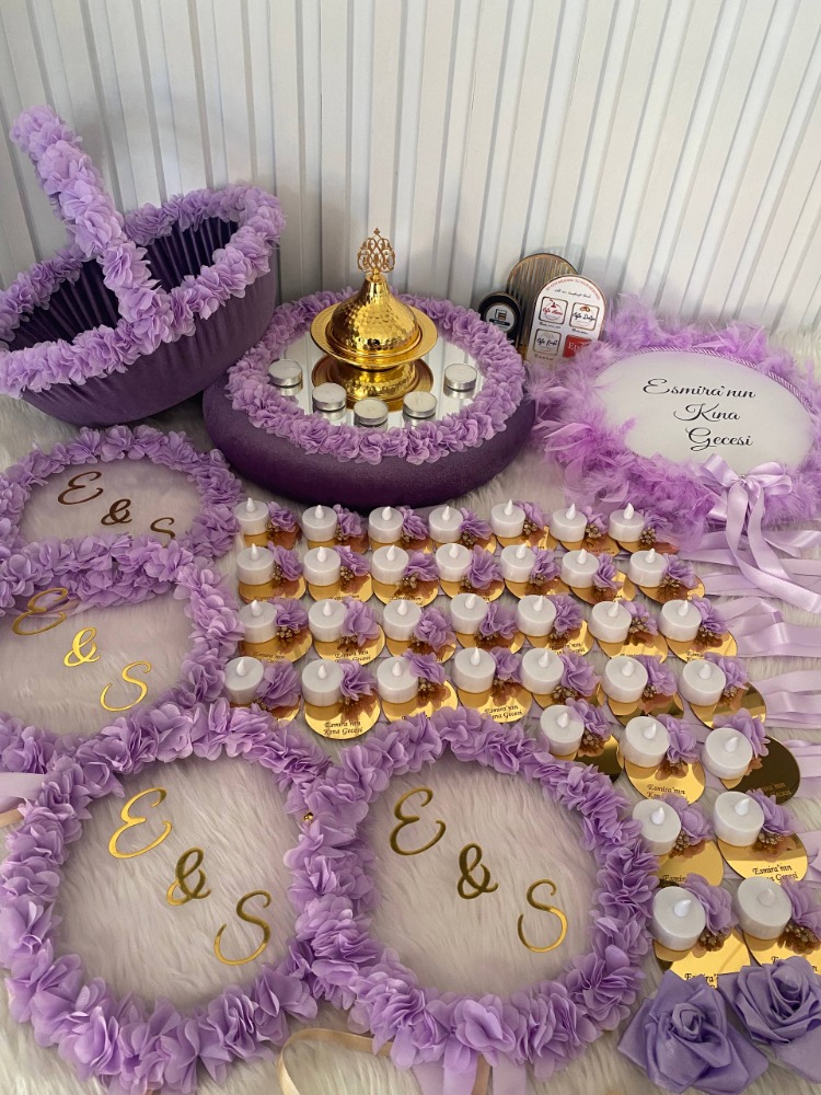 Lavender Dream – Henna-Set für die Braut | EW-292645