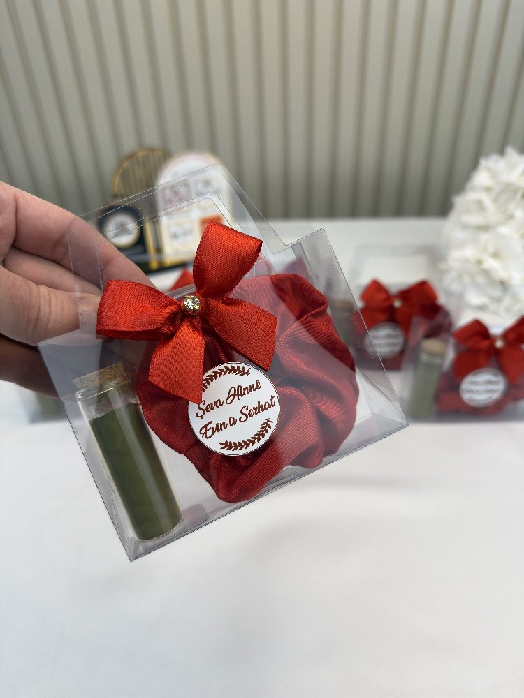 20 Stück Henna-Röhrchen und mit Verschluss versehene Esatat-Geschenkbeutel | EW-292974