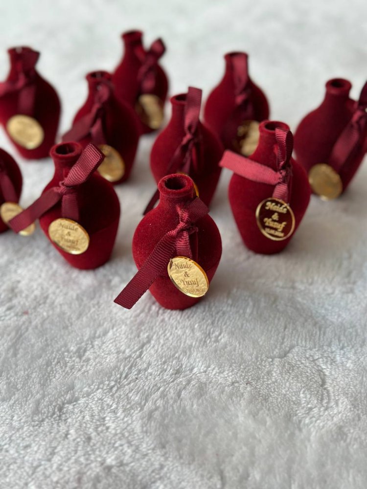 20 Stück Mini-Geschenktonkrüge mit Henna gefüllt | EW-292613