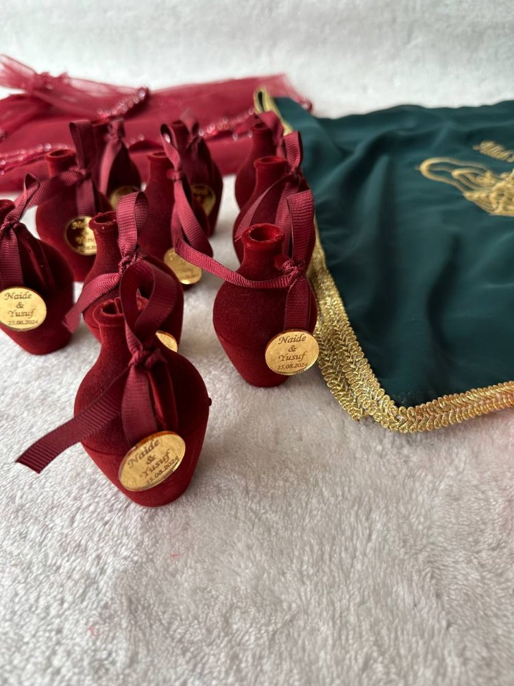 20 Stück Mini-Geschenktonkrüge mit Henna gefüllt | EW-292613