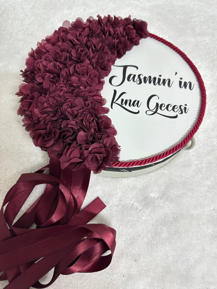 Personalisierter Braut-Def mit Laserblumen für Hochzeit und Henna-Feier | EW-292675