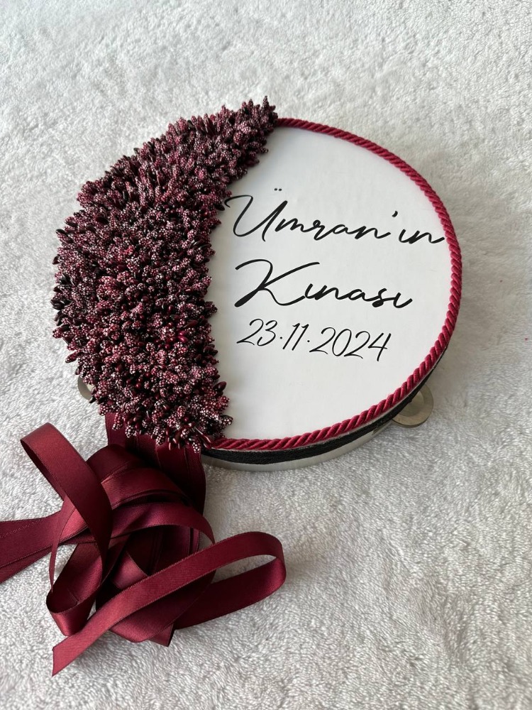 Personalisierter Braut-Def im Knospen-Design mit speziellem Fotodruck | EW-292682
