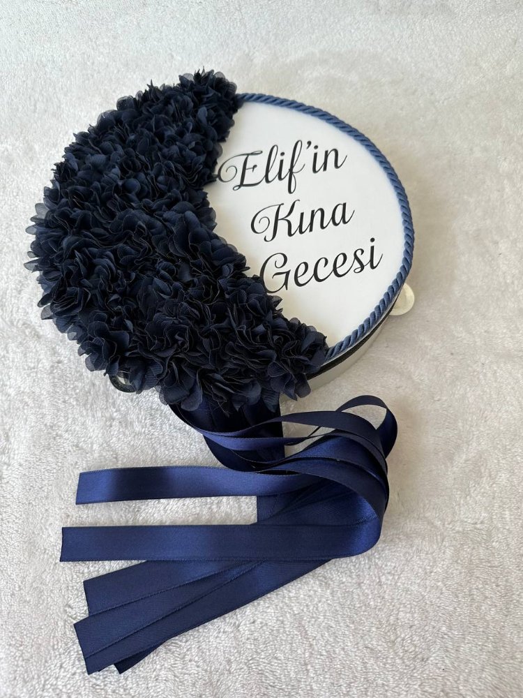 Personalisierter Braut-Def mit Laserblumen für Hochzeit und Henna-Feier | EW-292661