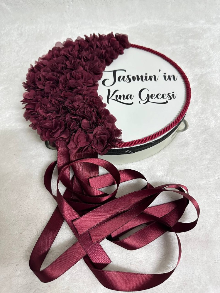 Personalisierter Braut-Def mit Laserblumen für Hochzeit und Henna-Feier | EW-292675
