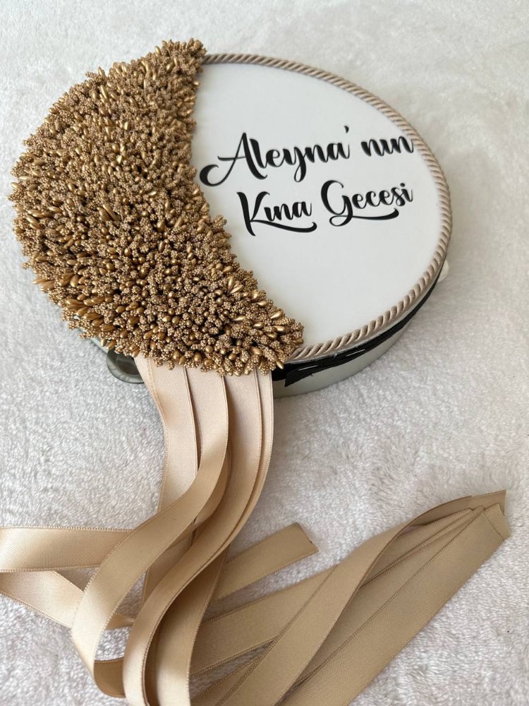 Personalisierter Braut-Def im Knospen-Design mit speziellem Fotodruck | EW-292662