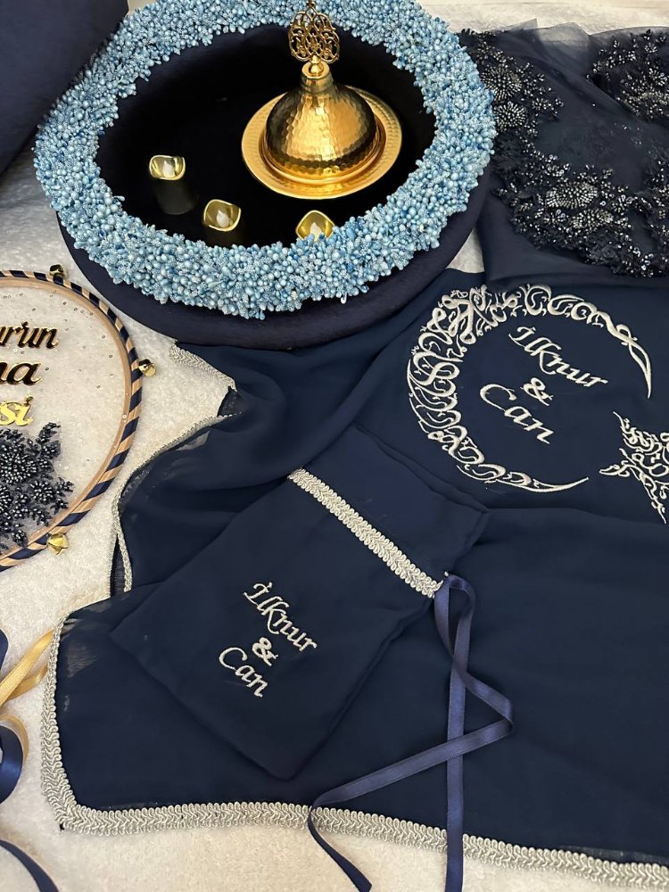 Braut und Bräutigam Hennaset – Saphirnacht-Brise Kolektion| EW-292637