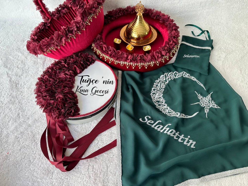 Noble Burgundy Henna-Set | EW-292684