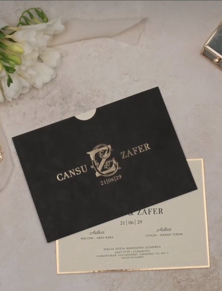 50xPersonalisierte handgefertigte Einladungen für Hochzeit, Verlobung und Verlobungsfei | EW-292720