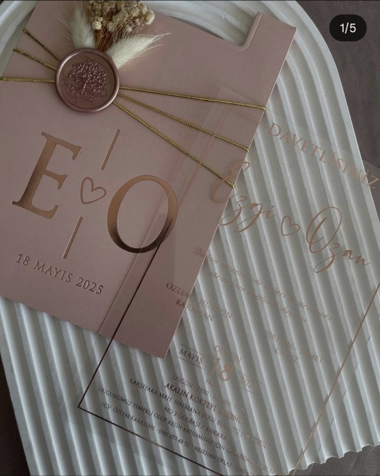 50xPersonalisierte handgefertigte Einladungen für Hochzeit, Verlobung und Verlobungsfei | EW-292712