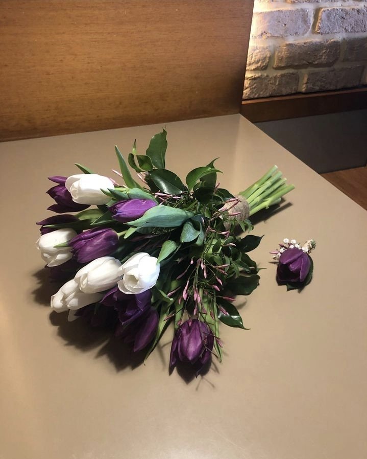 Personalisierter Brautstrauß+Ansteckblume | EW-292895