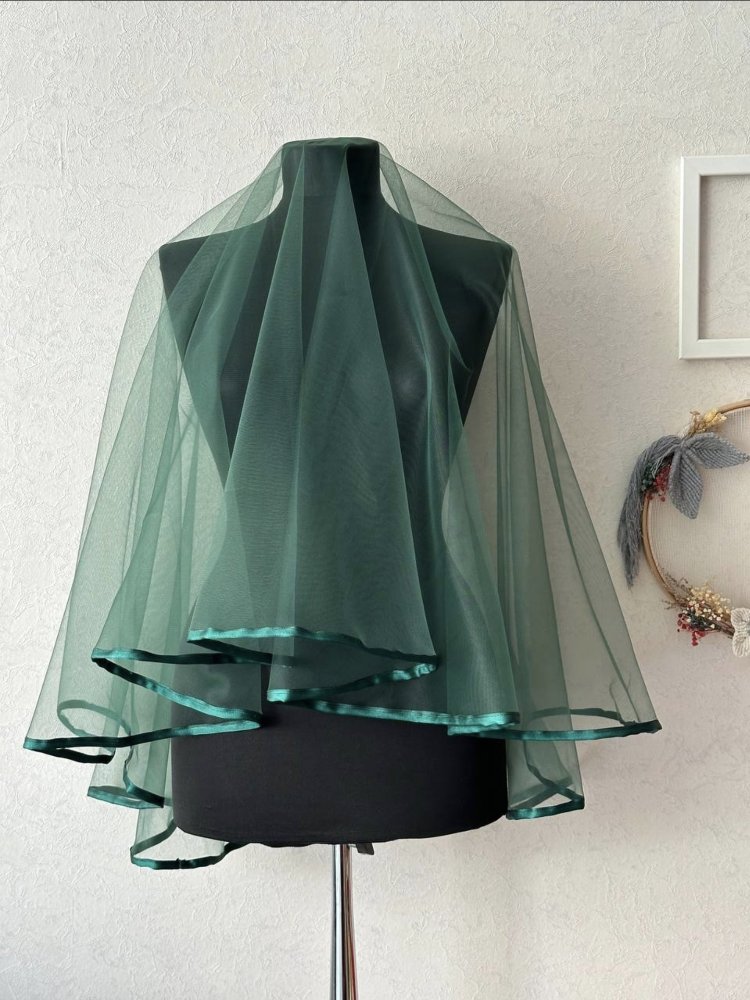 Brautschleier-Set aus französischer Guipure-Spitze | EW-292913