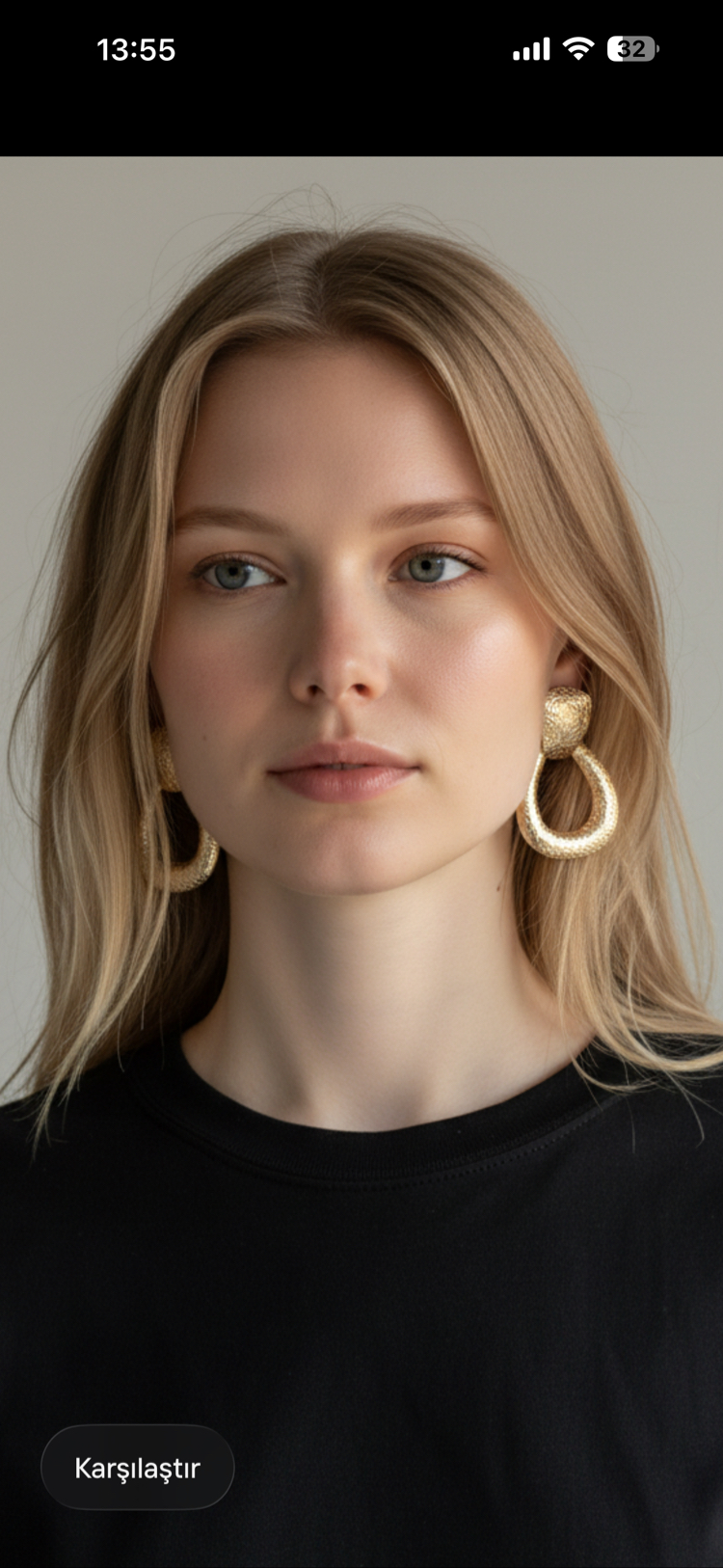 Sculpt Gold Küpe