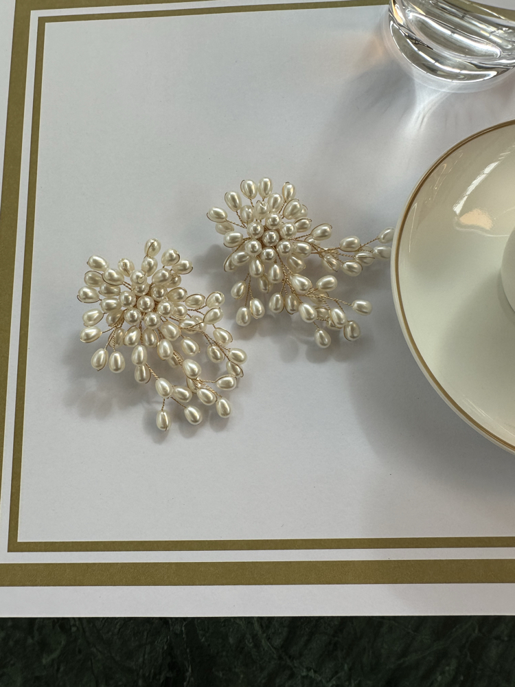 İNCİ DETAY GOLD KÜPE
