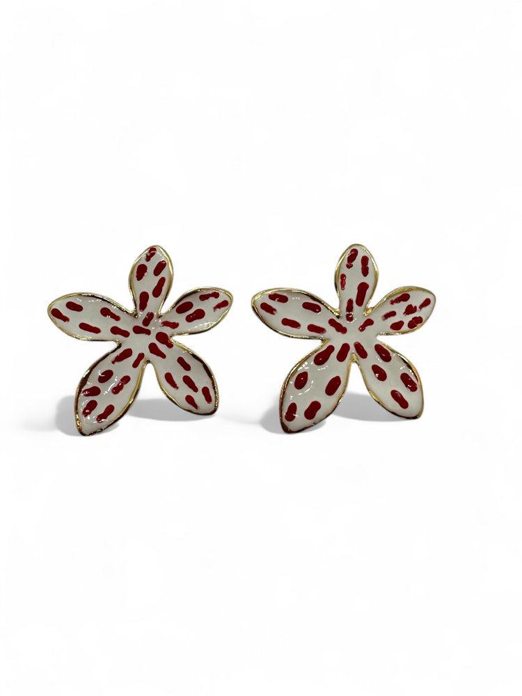 ÇİÇEK KÜPE RED
