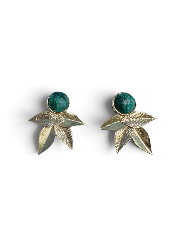 LEAF YEŞİL KÜPE