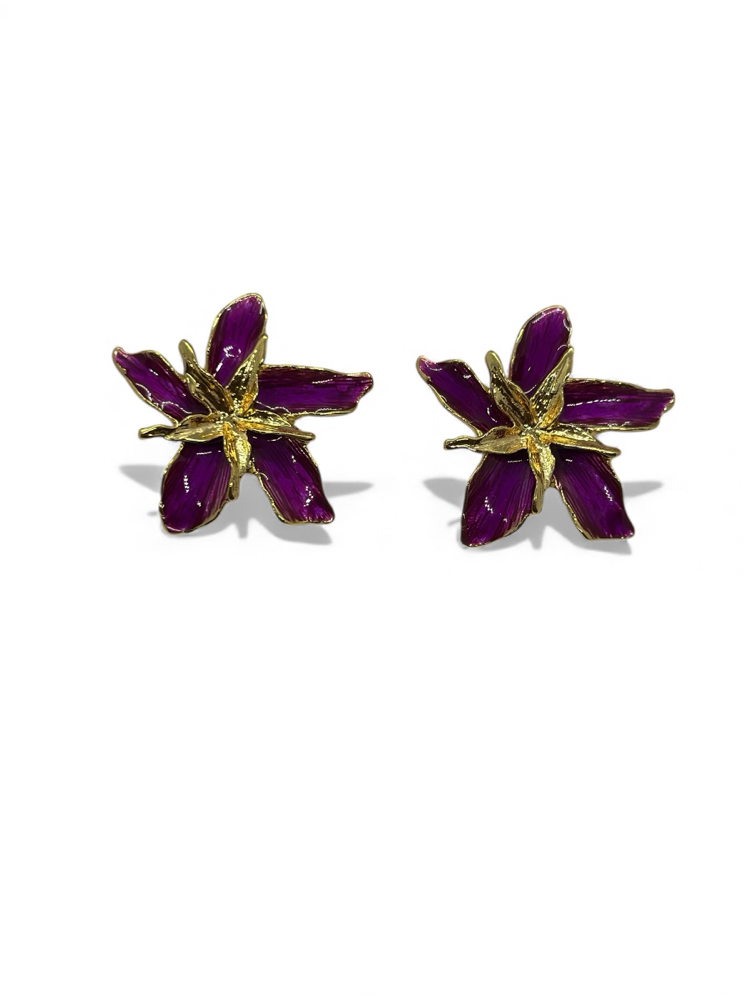 Purple küpe