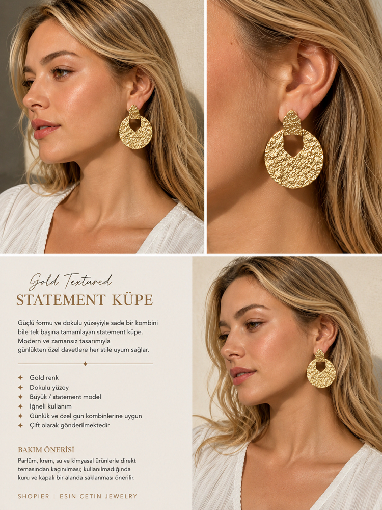 GOLD TEXTURED KÜPE