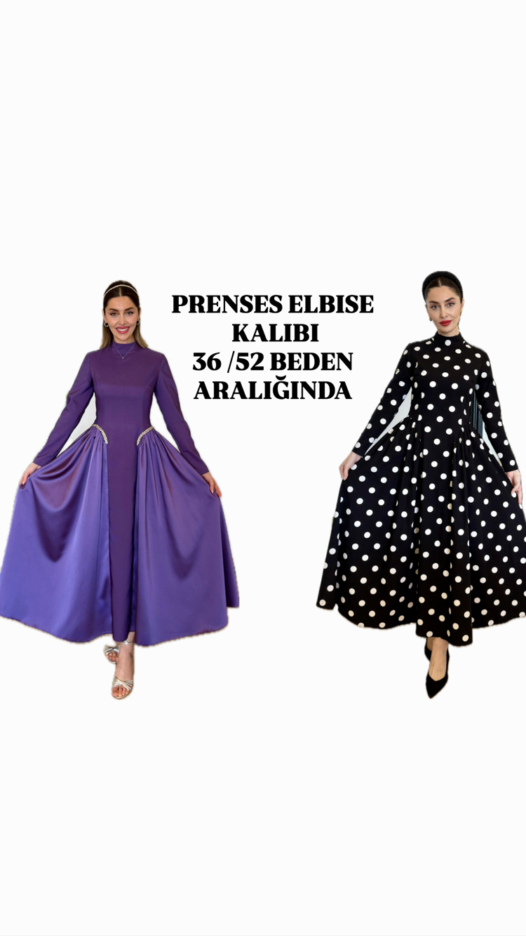 YENİ ❤️ PRENSES ELBİSE