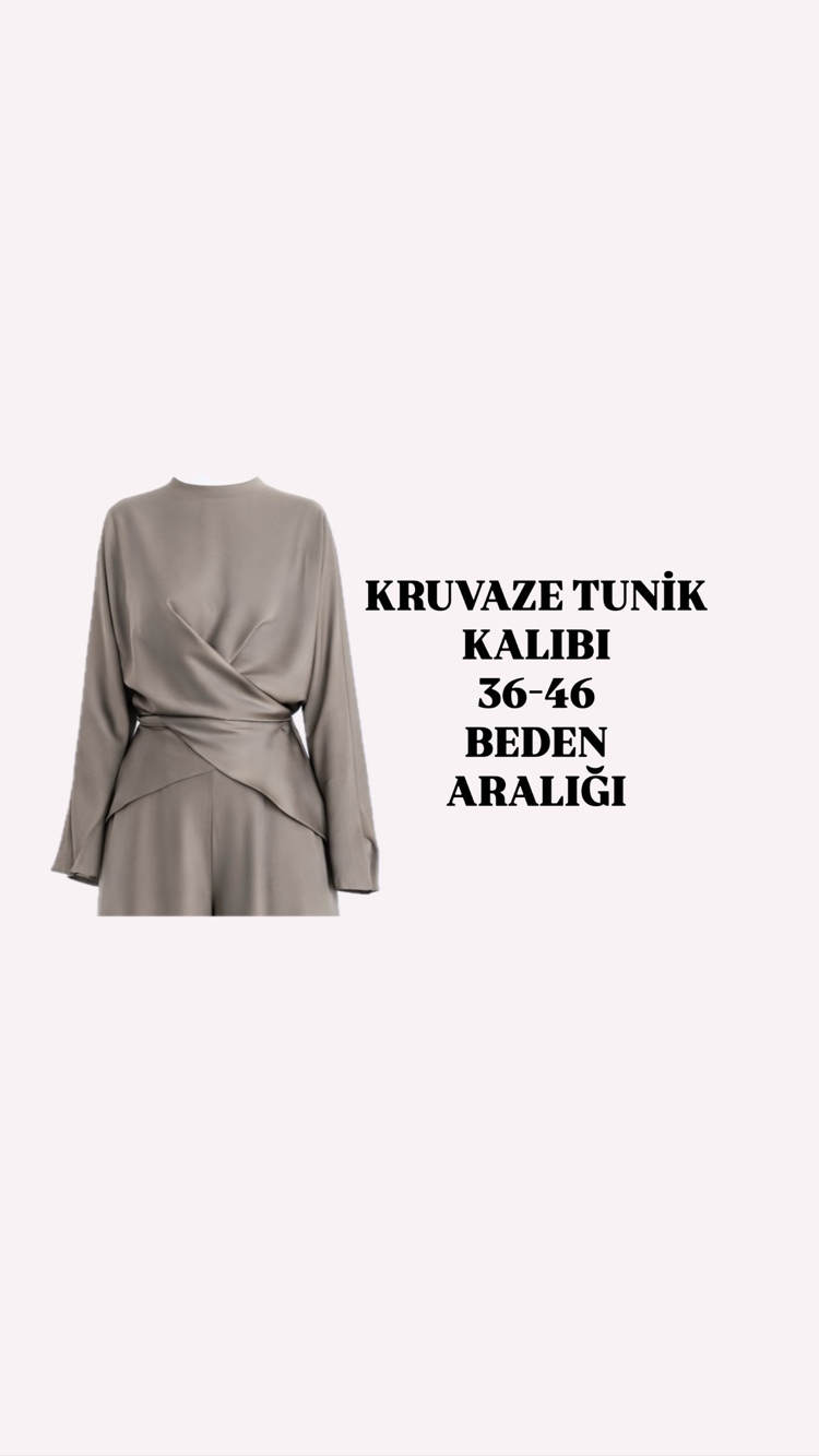 (YENİ) KRUVAZE TUNİK KALIBI