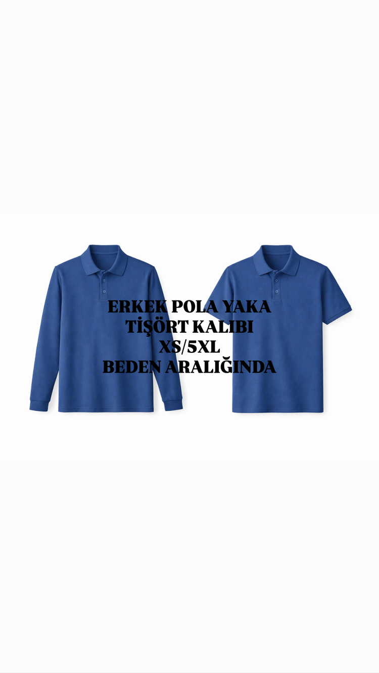 ERKEK POLO YAKA KALIBI XS/5XL