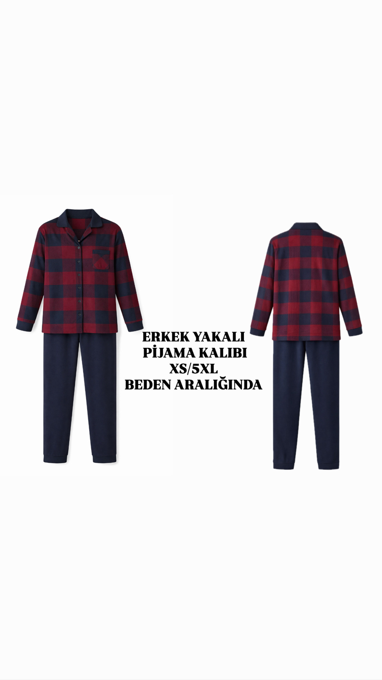ERKEK PİJAMA KALIBI XS/5XL