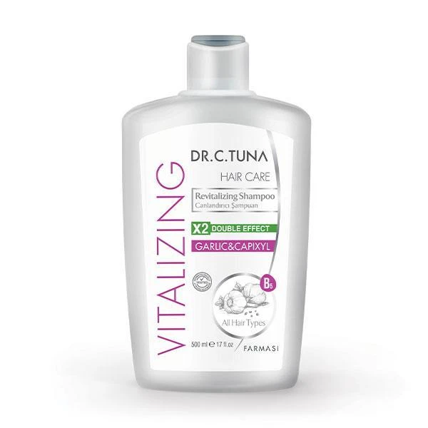 Dr. C. Tuna Vitalizing Sarımsak & Capixyl Canlandırıcı Şampuan 500 ml