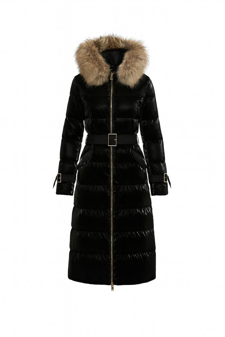 Metalic Arctic Edge Parka Long