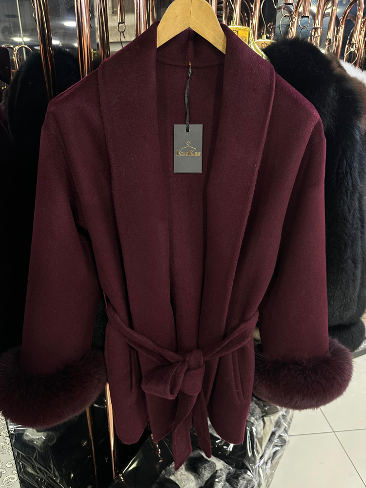Loro Piana Doulux Burgundy