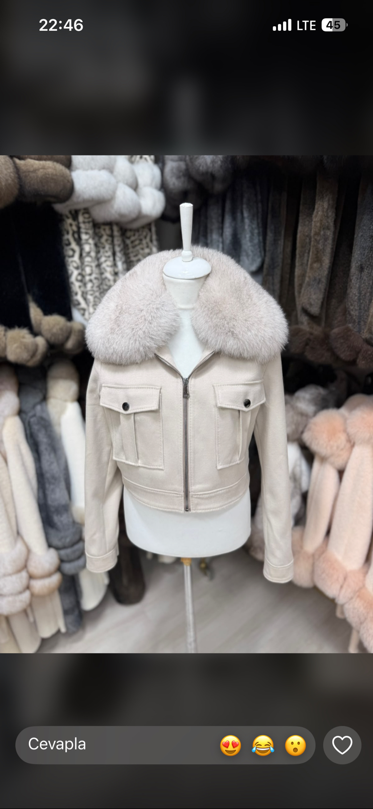 Crop Cashmere Jacket