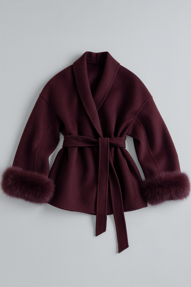 Loro Piana Doulux Burgundy