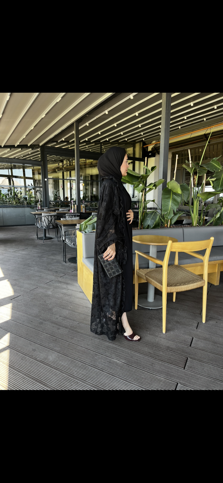 Taşlı abaya