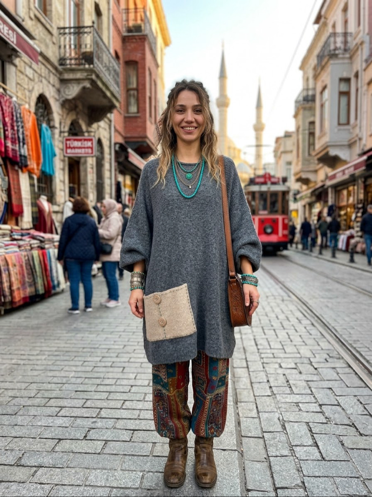 Triko uzun tunik