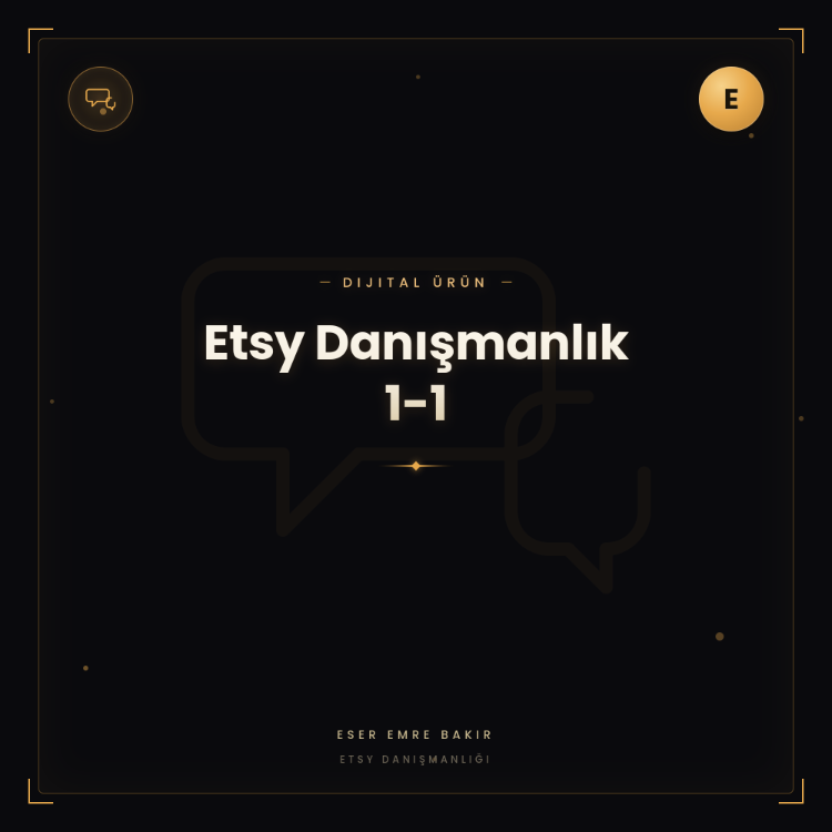 Etsy Danışmanlık 1-1