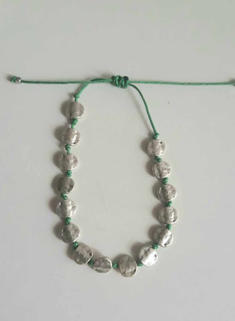 Silver düğümlü bileklik
