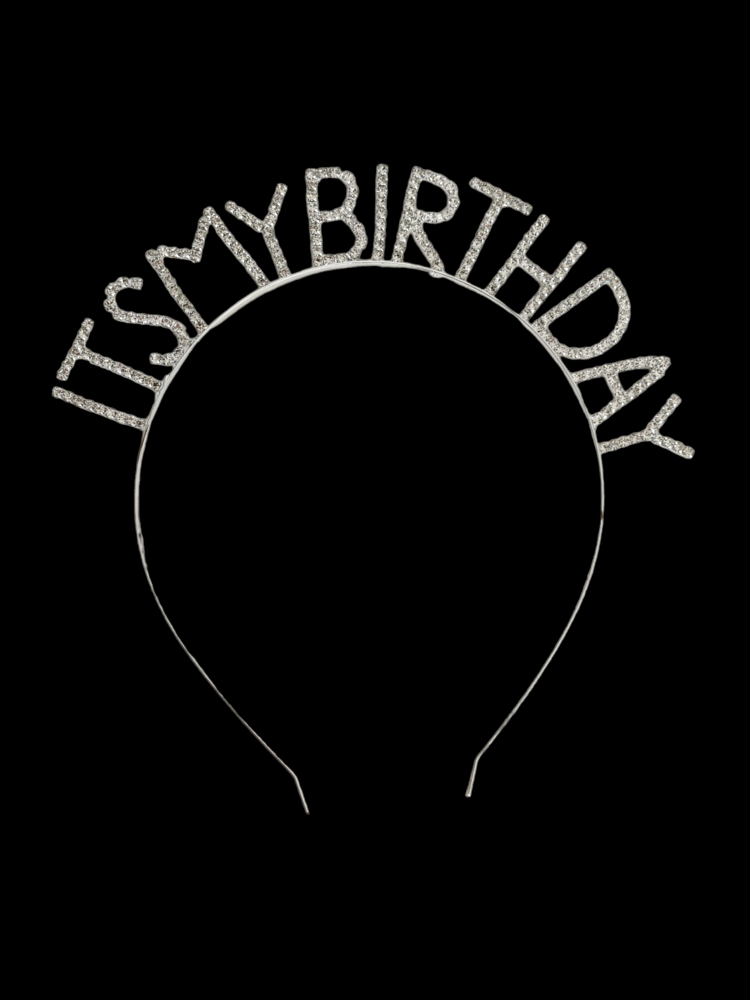 Doğum Günü It's My Birthday Metal Kristal Taşlı Taç - 1170