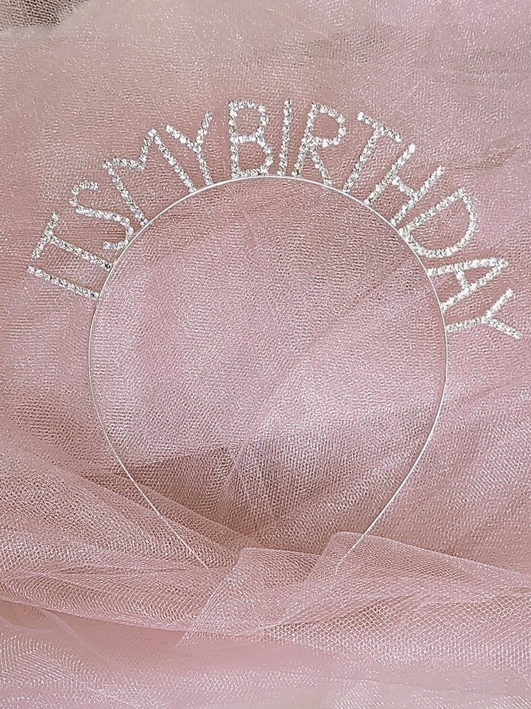 Doğum Günü It's My Birthday Metal Kristal Taşlı Taç - 1170