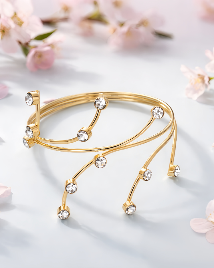 Helen Sarmaşık Model Pazu Kol Bileziği Ayarlanabilir Bileklik- 1835
