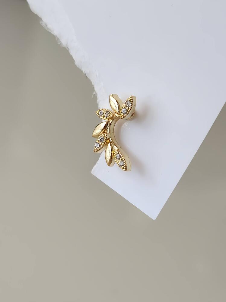 Buğday Başak Arpa Model Kıkırdak Piercing Tragus Helix Altın Gold Renk Küpe - 1569