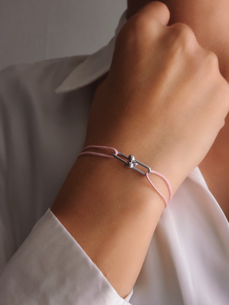Tiffany Model Deri İpli El Yapımı Sarı Renkli Bileklik - 1122
