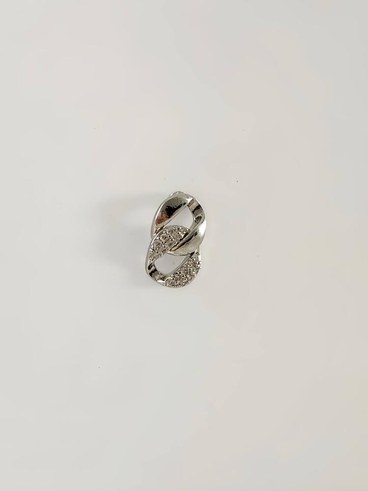 Gurmet Zincir Model Kıkırdak Tragus Helix Piercing Gümüş Renk Küpe - 1582