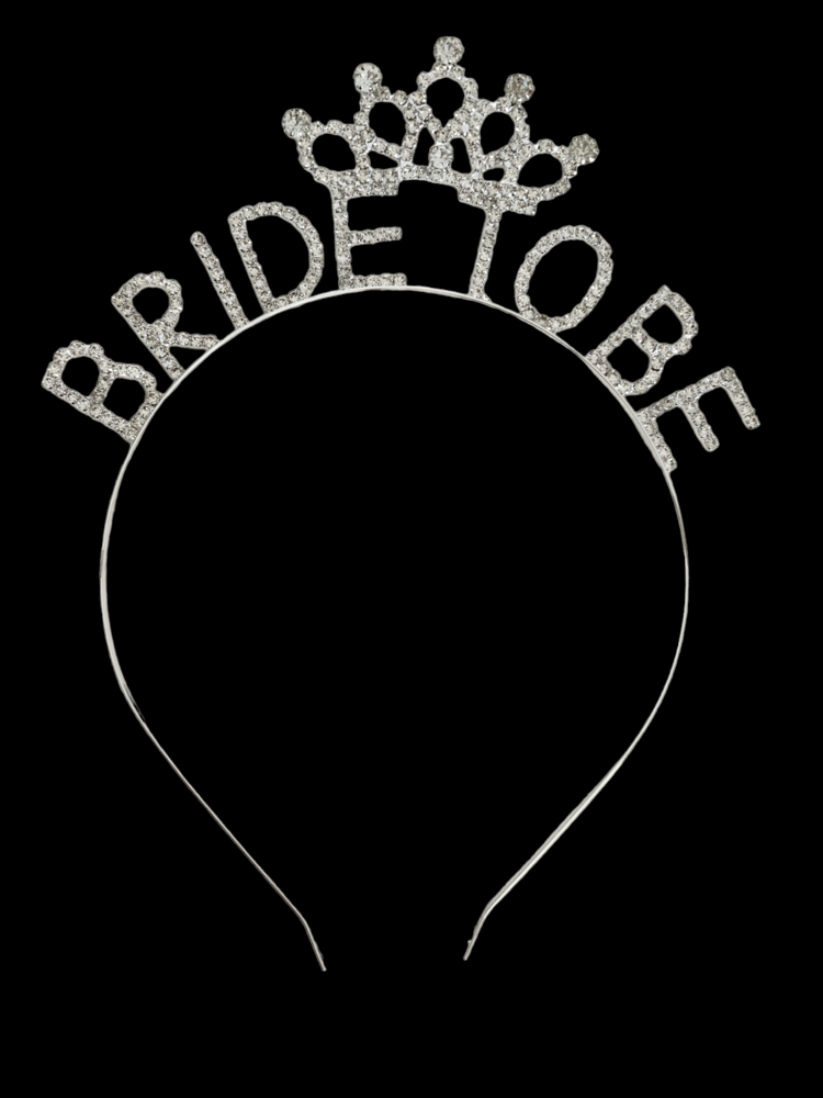 Bride To Be Metal Kristal Taşlı Taç Bekarlığa Veda Nedime Tacı - 1163