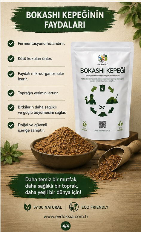 Bokashi Kompost Seti - Bokashi Kepekli
