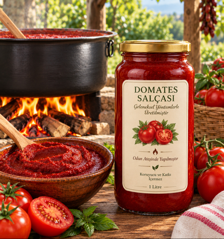 Ev Yapımı Domates Salçası -1 kg