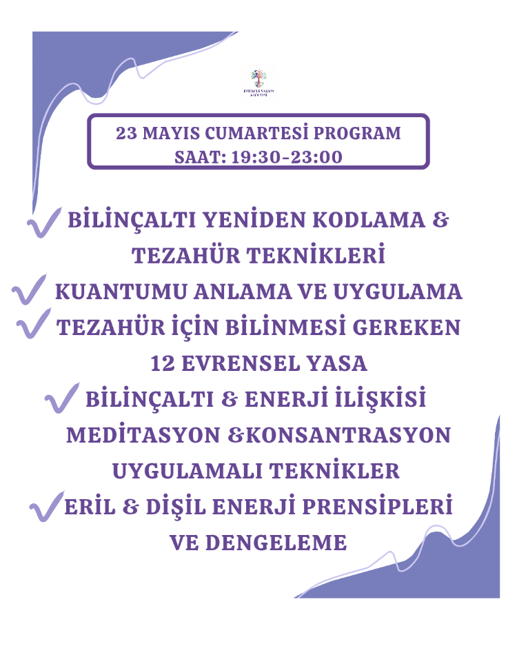 BİLİNÇALTI MUCİZE ATÖLYESİ 13
