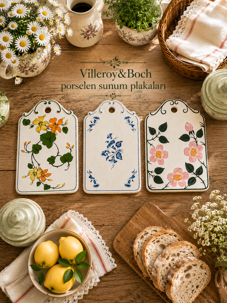 Villeroy Boch porselen sunum plakaları