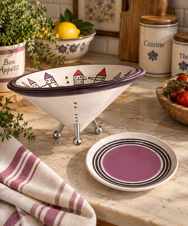 Alman KMK Stoneware koleksiyon süzgeç