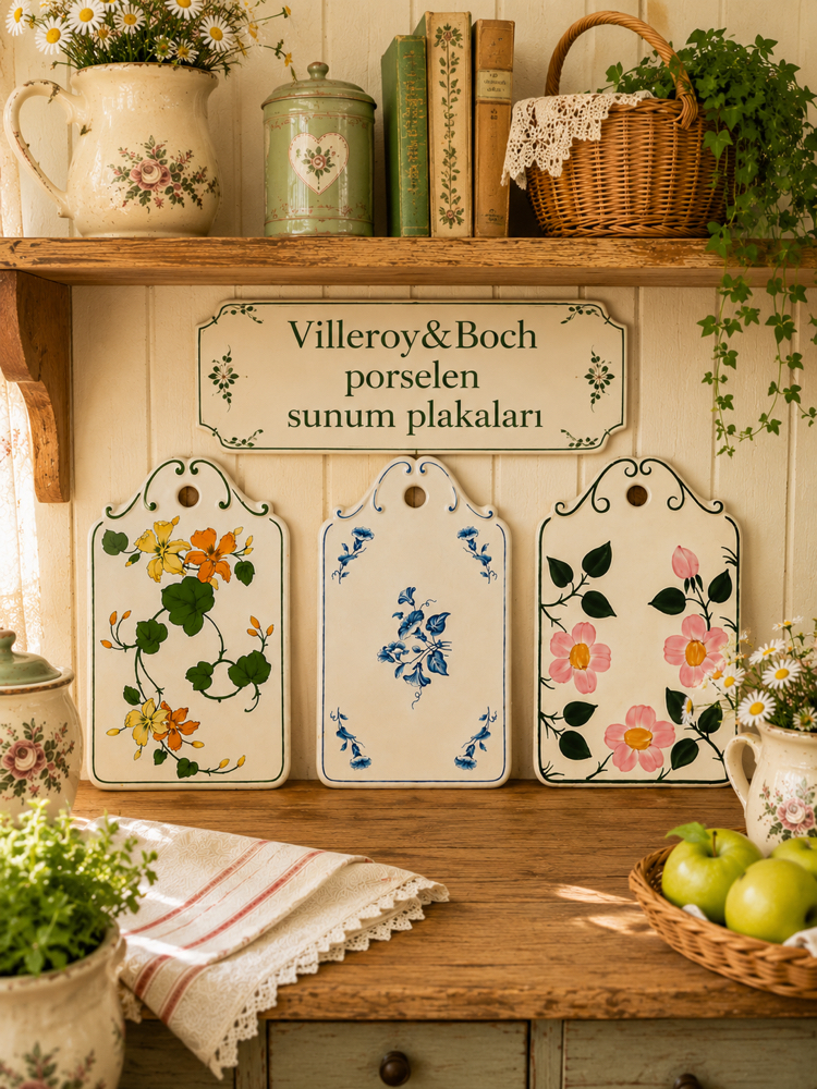 Villeroy Boch porselen sunum plakaları